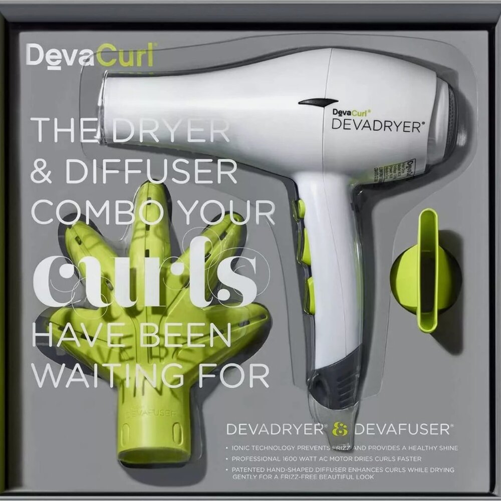 DevaCurl - DevaDryer & DevaFuser Combo - Curly Hair Dryer - Excellent Condition